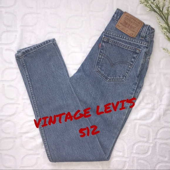 levis 512 size chart